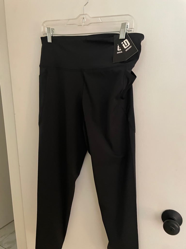Ideology Deep Black Leggings New